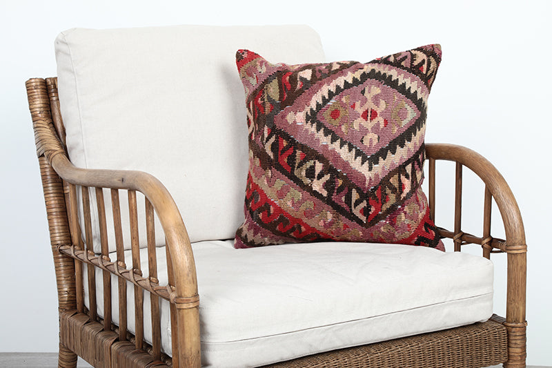 Evie Vintage Rug Pillow Cover